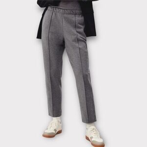 Everlane The Dream Pant Heathered Charcoal Gray Pull On NWT